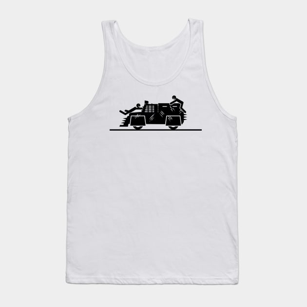 Don't Brake For Undead - no text - black Tank Top by CCDesign